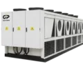 100 to 200 ton air-cooled chiller for hire by Glow Power Rental, Dubai UAE — high-capacity industrial chiller for large-scale temporary cooling