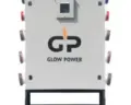 400A power distribution board (DB) for hire by Glow Power Rental, Dubai UAE — heavy-duty floor-standing electrical distribution unit with industrial CEE outlets