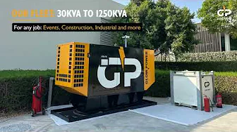 30KVA to 125 KVA Generator rental Dubai