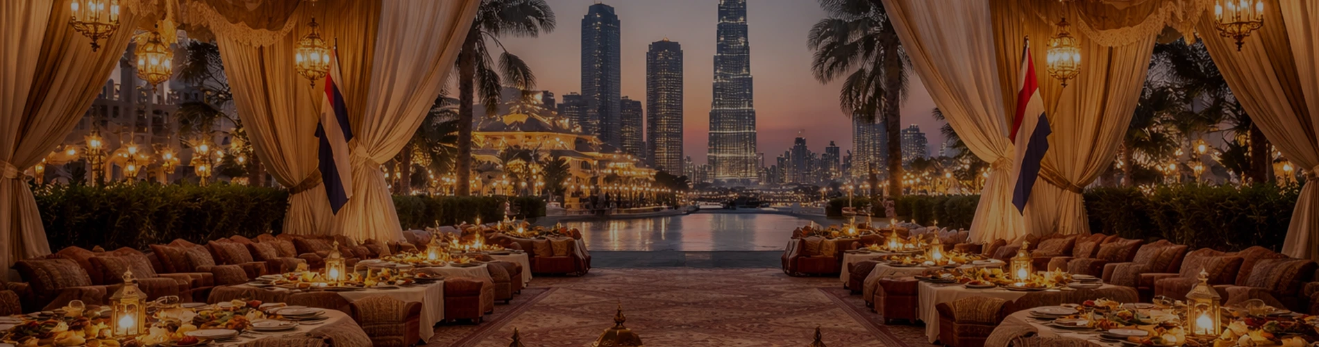Ramadan Majlis - Power Guide Header - Glow Power Rental Temporary power distribution